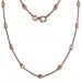 Silberdream SilberDream Kette Glamour rosevergoldet 925 Silber 45cm Damen Kette SDK26245E