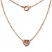 Silberdream SilberDream Kette Herz rose 925er Sterling Silber 45cm Halskette SDK8009E