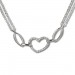 Silberdream SilberDream Kette Herz Zirkonia Weiß 925er Silber 45cm Halskette SDK423W