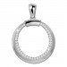 Silberdream SilberDream Ketten Anhänger -Round- Zirkonia weiß 925 Silber SDH4382W