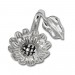Silberdream SilberDream Kettenanhänger Sonnenblume 925 Sterling Silber Damen SDH457J