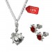 Silberdream SilberDream Kinder Schmuck Set Marienkäfer Zirkonia 925er Silber FCA090
