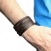 Silberdream SilberDream Lederarmband Braun Herren Leder Armband LA2249B