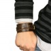 Silberdream SilberDream Lederarmband Braun Herren Leder Armband LA1189B