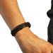 Silberdream SilberDream Lederarmband Schwarz Herren Leder Armband LA0014