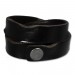 Silberdream SilberDream Lederarmband schwarz used look Leder Armband LAP518S