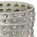 Silberdream SilberDream Lederarmband Silber Zirkonia Damen Leder Armband LAC221K