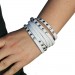 Silberdream SilberDream Lederarmband Weiß Damen Leder Armband LA2250W