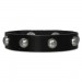 Silberdream SilberDream Nieten-Lederarmband schwarz Unisex Leder Armband LAC561S