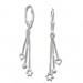 Silberdream SilberDream Ohrhänger 3er Kettchen Ohrring 925er Silber SDO5733