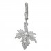 Silberdream SilberDream Ohrhänger Ahornblatt Zirkonia Weiß 925 Silber Ohrring SDO4425W