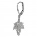 Silberdream SilberDream Ohrhänger Ahornblatt Zirkonia Weiß 925 Silber Ohrring SDO4425W