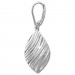 Silberdream SilberDream Ohrhänger Blatt Diamantiert 925er Silber Damen Ohrring SDO4320J