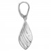 Silberdream SilberDream Ohrhänger Blatt Diamantiert 925er Silber Damen Ohrring SDO4320J