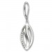 Silberdream SilberDream Ohrhänger Blatt Zirkonia 925er Sterling Silber Damen SDO4348W