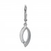Silberdream SilberDream Ohrhänger Blatt Zirkonia Weiß 925 Sterling Silber Damen SDO4380W