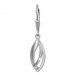 Silberdream SilberDream Ohrhänger Blatt Zirkonia Weiß 925 Sterling Silber Damen SDO4394W