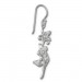 Silberdream SilberDream Ohrhänger Blume Jasmin 925er Silber Damen Ohrringe SDO470J