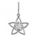 Silberdream SilberDream Ohrhänger Blume Zirkonia Weiß 925er Silber Damen SDO461W