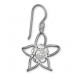 Silberdream SilberDream Ohrhänger Blume Zirkonia Weiß 925er Silber Damen SDO461W