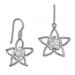 Silberdream SilberDream Ohrhänger Blume Zirkonia weiß 925er Silber Damen SDO461W