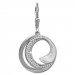 Silberdream SilberDream Ohrhänger Circle Zirkonia Weiß 925 Sterling Silber Damen SDO4376W