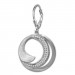 Silberdream SilberDream Ohrhänger Circle Zirkonia Weiß 925 Sterling Silber Damen SDO4376W
