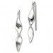 Silberdream SilberDream Ohrhänger Design gedreht 925 Sterling Silber Damen Ohrringe SDO6716J
