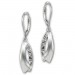 Silberdream SilberDream Ohrhänger Doppel-Blatt 925 Sterling Silber Damen Ohrring SDO4352J
