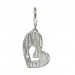 Silberdream SilberDream Ohrhänger Doppelherz 925 Sterling Silber Ohrring SDO324
