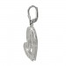 Silberdream SilberDream Ohrhänger Doppelherz 925 Sterling Silber Ohrring SDO324