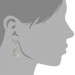 Silberdream SilberDream Ohrhänger Doppelherz 925 Sterling Silber Ohrring SDO324
