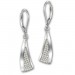 Silberdream SilberDream Ohrhänger Dreieck Zirkonia 925er Sterling Silber Damen SDO4337W