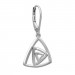 Silberdream SilberDream Ohrhänger Dreiecke 925 Sterling Silber Damen Ohrring SDO4314J