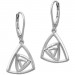 Silberdream SilberDream Ohrhänger Dreiecke 925 Sterling Silber Damen Ohrring SDO4314J