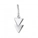 Silberdream SilberDream Ohrhänger Dreiecke 925er Sterling Silber Damen Ohrring SDO8809J