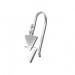Silberdream SilberDream Ohrhänger Dreiecke 925er Sterling Silber Damen Ohrring SDO8809J
