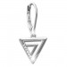 Silberdream SilberDream Ohrhänger Dreiecke Zirkonia 925 Silber Damen Ohrring SDO4315W