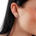 Silberdream SilberDream Ohrhänger Durchzieher Zirkonia Türkis 3mm 925 Silber SDO5963T