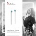 Silberdream SilberDream Ohrhänger Durchzieher Zirkonia Türkis 3mm 925 Silber SDO5963T