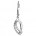 Silberdream SilberDream Ohrhänger Elegance Zirkonia Weiß 925 Silber Damen Ohrring SDO4439W