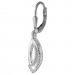Silberdream SilberDream Ohrhänger Elegance Zirkonia Weiß 925 Silber Damen Ohrring SDO4439W