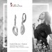 Silberdream SilberDream Ohrhänger Elegance Zirkonia Weiß 925 Silber Damen Ohrring SDO4439W