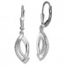 Silberdream SilberDream Ohrhänger Elegance Zirkonia weiß 925 Silber Damen Ohrring SDO4439W