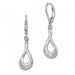 Silberdream SilberDream Ohrhänger Elegance Zirkonia weiß 925 Silber Ohrring SDO4284W