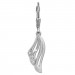 Silberdream SilberDream Ohrhänger Fächer Zirkonia Weiß 925 Sterling Silber Damen SDO4374W
