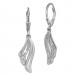 Silberdream SilberDream Ohrhänger Fächer Zirkonia weiß 925 Sterling Silber Damen SDO4374W
