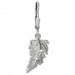 Silberdream SilberDream Ohrhänger Feder Zirkonia Weiß 925 Silber Ohrring SDO4426W