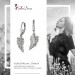 Silberdream SilberDream Ohrhänger Feder Zirkonia Weiß 925 Silber Ohrring SDO4426W