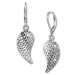 Silberdream SilberDream Ohrhänger Flügel diamantiert 925er Silber Damen SDO388J